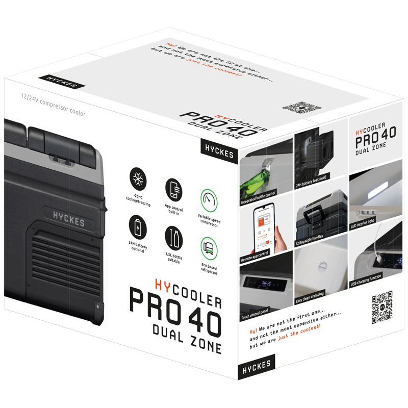 Hyckes HyCooler Pro Dual zone 40 packaging
