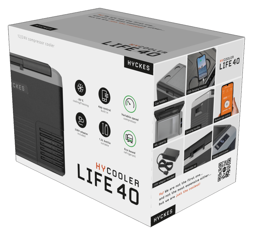 Hyckes HyCooler Life 40 packaging
