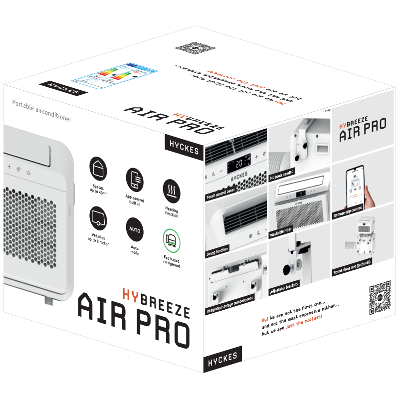 HyBreeze Air Pro Packaging